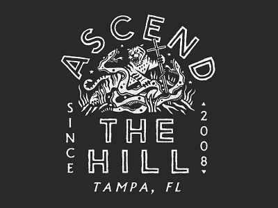 Ascend The Hill apparel illustration merchandise