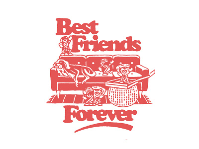 BFF's beer best friends couch pizza