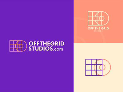 New Face of Off The Grid Studios brand brand and identity branding circle grid identity logo logo designer logo designs minimalist orbitdesigbureau portfolio square