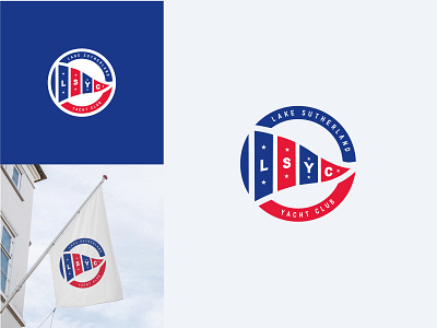 Lake Sutherland Yacht Club Logo Design