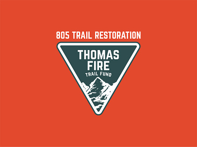 Thomas Fire Trail Fund - Badge Logo Design