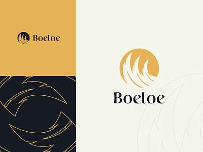 Boeloe Feather Logo Design