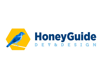 Honeyguide Design Logo bird design honeyguide logo
