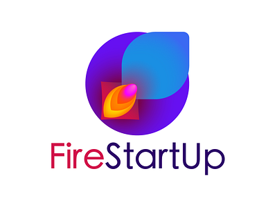 FireStartUp Logo branding design icon logo logo design logodesign modern logo start up logo startup logo tech logo vibrant colors