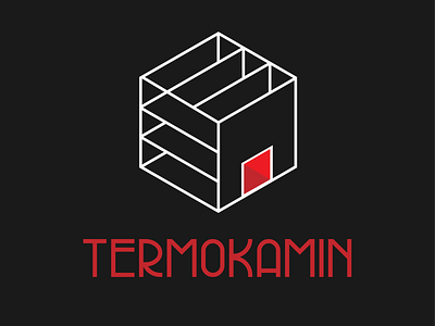 TermoKamin Logo Project branding clean design clean logo digital logo e commerce logo fireplace e shop logo logo logo design logodesign logotype