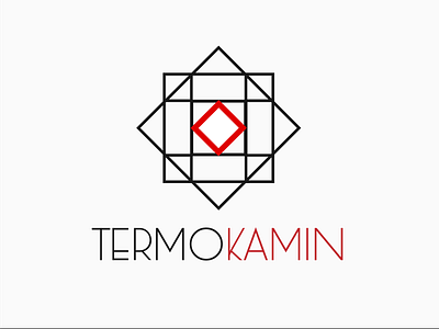 TermoKamin Logo Project branding clean design clean logo design digital design digital logo e commerce logo fireplace e shop logo logo logo design logodesign logotype