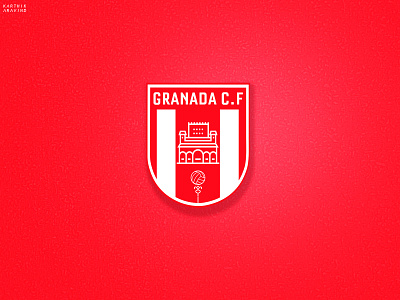 Granada CF alhambra branding design football football club granada graphicdesign logo re branding re design