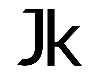 JK Logo - Self Branding branding design jk logo self branding typography