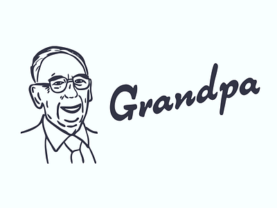 Grandpa Letterhead illustration letterhead