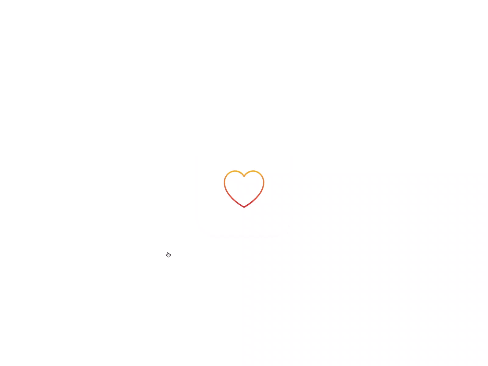 Heart Like button animation