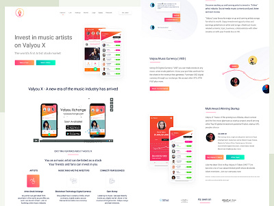 VALYOU X MUSIC EXCHANGE PLATFORM branding design exchange icon illustration music platform ui ux vector web website
