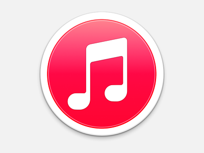 iTunes icon itunes restyle yosemite