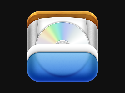 Bed bed cd icon ios