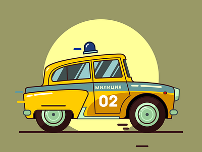 Soviet Police Car