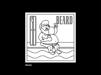 beard 36 days of type 36days 36days adobe 36daysoftype 36daysoftypeb art designerdianak illustration illustration art illustrations