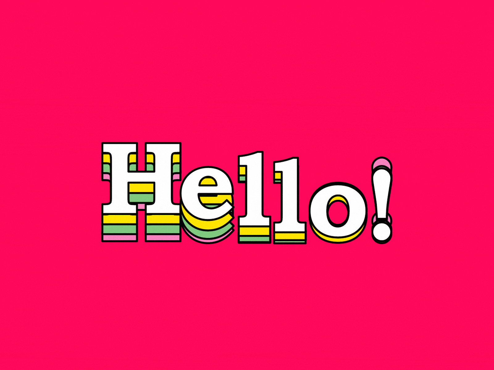 Hello! ae after effect aftereffects animation animation 2d animation after effects designerdianak typogaphy