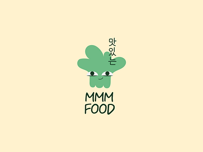 Logotype for cafe. MMM FOOD