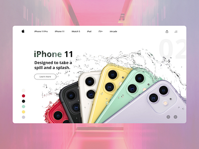 iPhone 11 Concept Landing Page