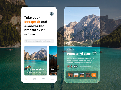 App - Discover nature Ajaz on Dribbble