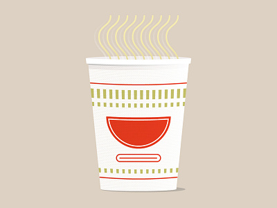 Cup of Noodle illustration vector