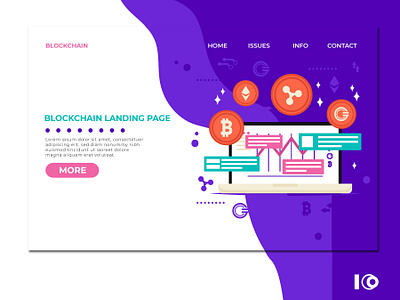 Blockchain Landing Page blockchain blockchain landing page blockchaindevelopment landing page