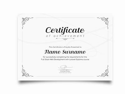 Professional Certificate Design animation branding cert certificate certificates design graphic design logo pro professional ui