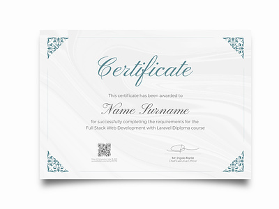 Professional Certificate Design 3d branding cert certificate certificates design graphic design illustration logo ui