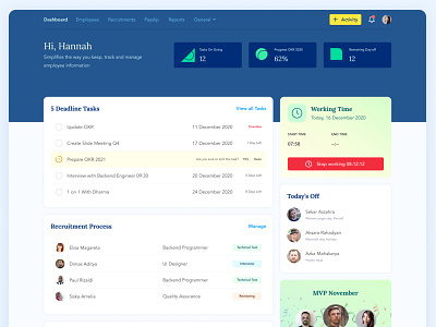 HR Dashboard