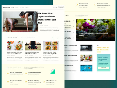 Healthy Lifestyle News article article page articles blog clean clean design clean ui food food app health health care healthy news news app newsfeed newspaper subscribe workout workout of the day workouts