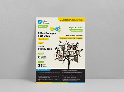 Talent Fest - Branding branding brochure campaign college culturals editing event branding events family tree fest festival film making graphic design illustration promotions social media design talent fest talent hunt talents vector