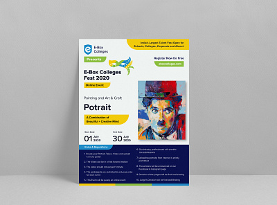 Talent Fest - Branding art branding brochure campaign design college craft culturals event branding fest festival graphic design online contest painting portrait poster promotions social media branding talent fest talent hunt talents