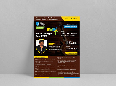 Talent Fest - Branding activity brochure campaign college competitions culturals event branding events fest festival instagram post online online contest posters social media social media branding social media design talent talent fest talent hunt