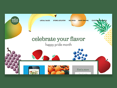 Daily UI Challenge 003 003 challenge daily landing page market ui ux web design website whole foods
