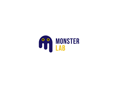 Monster Lab Logo Design brand branding design design art designer emblem graphicdesign identity illustration illustrator lab logo logos monster vector