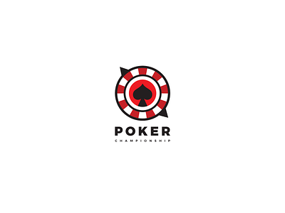 Poker Championship Logo Design branding design emblem games graphicdesign illustration illustrator logo logos logotype logotypes poker poker online pokerplayer slot slot design vector