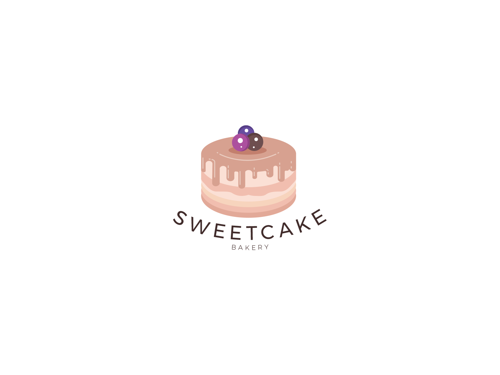 Cake Bakery Logo Template #108642 - TemplateMonster