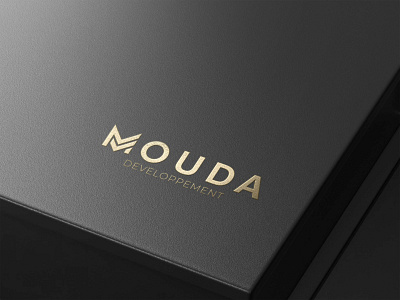 Logo Mouda branding design illustration illustrator logo minimal typography vector