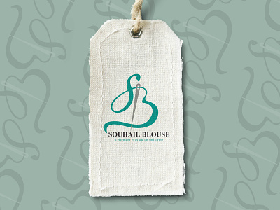 Souhail Blouse logo adobe illustrator branding design illustration logo tailor typography vector