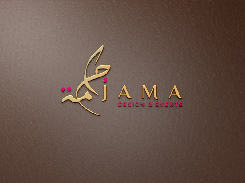 Jama design & events logo by achraf el alaoui on Dribbble