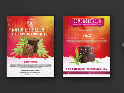 Professional Double sided Leaflet design