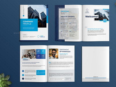 Modern Business Brochure Design template