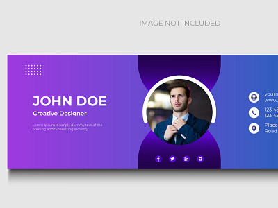 Digital Email Signature design