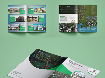 Modern 6 pages Real Estate Brochure Design android app design booklet design brochure design corporate design flyer design logo magazine profesional real estate typography