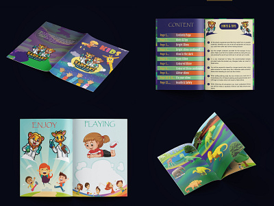 Professional Children Cartoonist Book Design