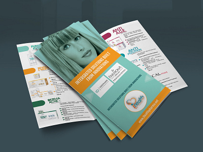 Health Product Trifold Brochure Design bifold brochure booklet design branding brochure design corporate flyer design freemockup illustration mockup profesional triflod trifold brochure