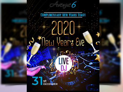 New Years EVE Flyer Design