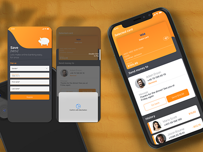 Money transfer app - UI design