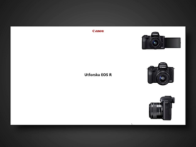 Explore Canon EOS R adobe xd animation canon eos r web