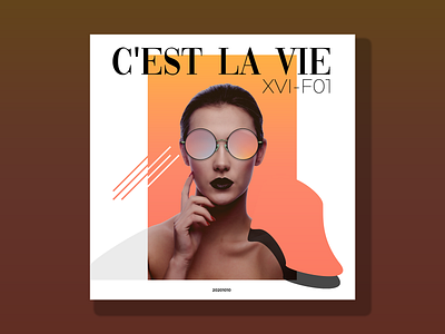 "C'est la vie" adobe album cover album cover art photoshop