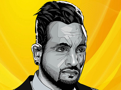 Jazzy B adobe illustrator artist artwork design flat icon illustration jazzy b line art singers vector vector art